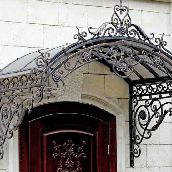 Козырьки кованые