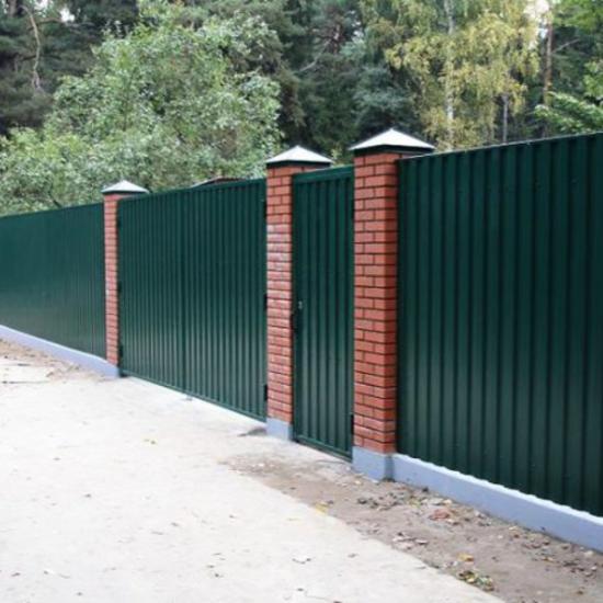 Металлопрофиль для забора и ворот