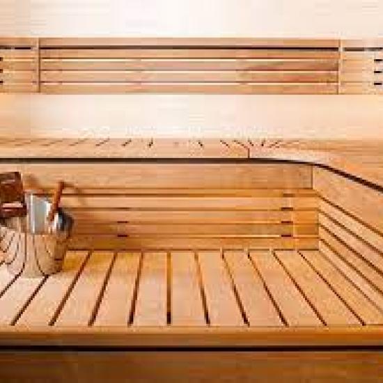 Полки из ольхи для бани и сауны