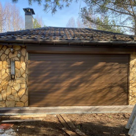 Рольставни гаражные Алютех